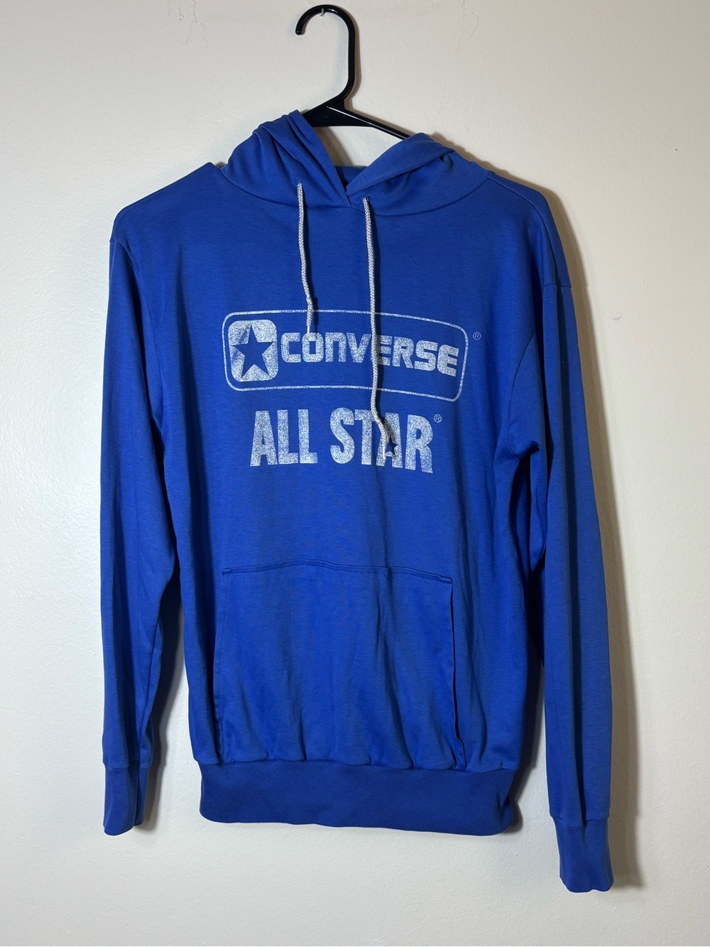 Women’s Sz M Blue Light Weight Converse Hoodie